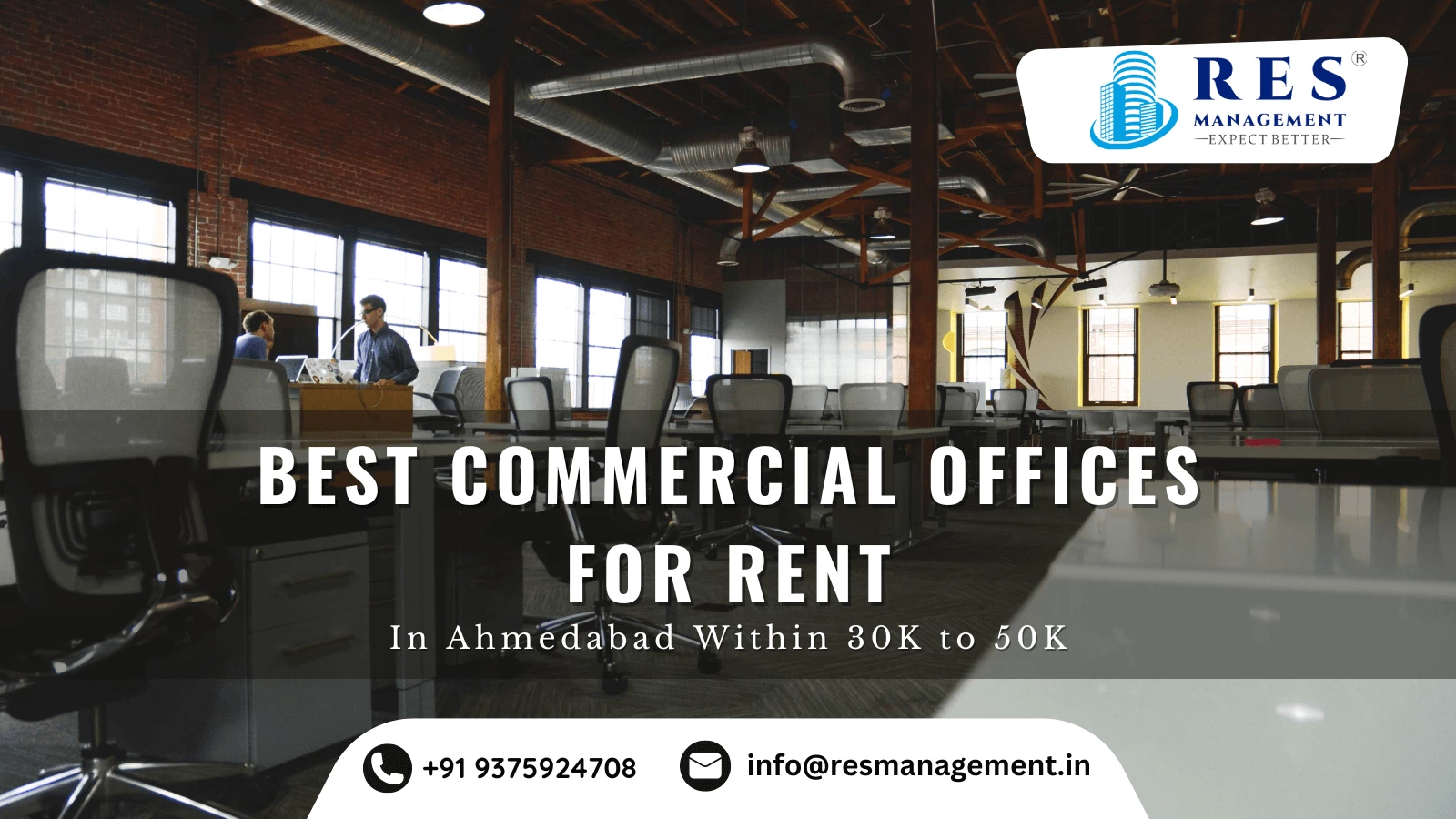 Best Commercial Offices for Rent in Ahmedabad within 30K to 50K